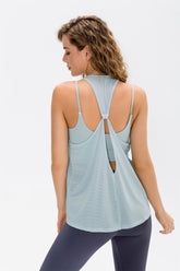 Ice Atmungsaktive Plissee-Bluse mit Cutout